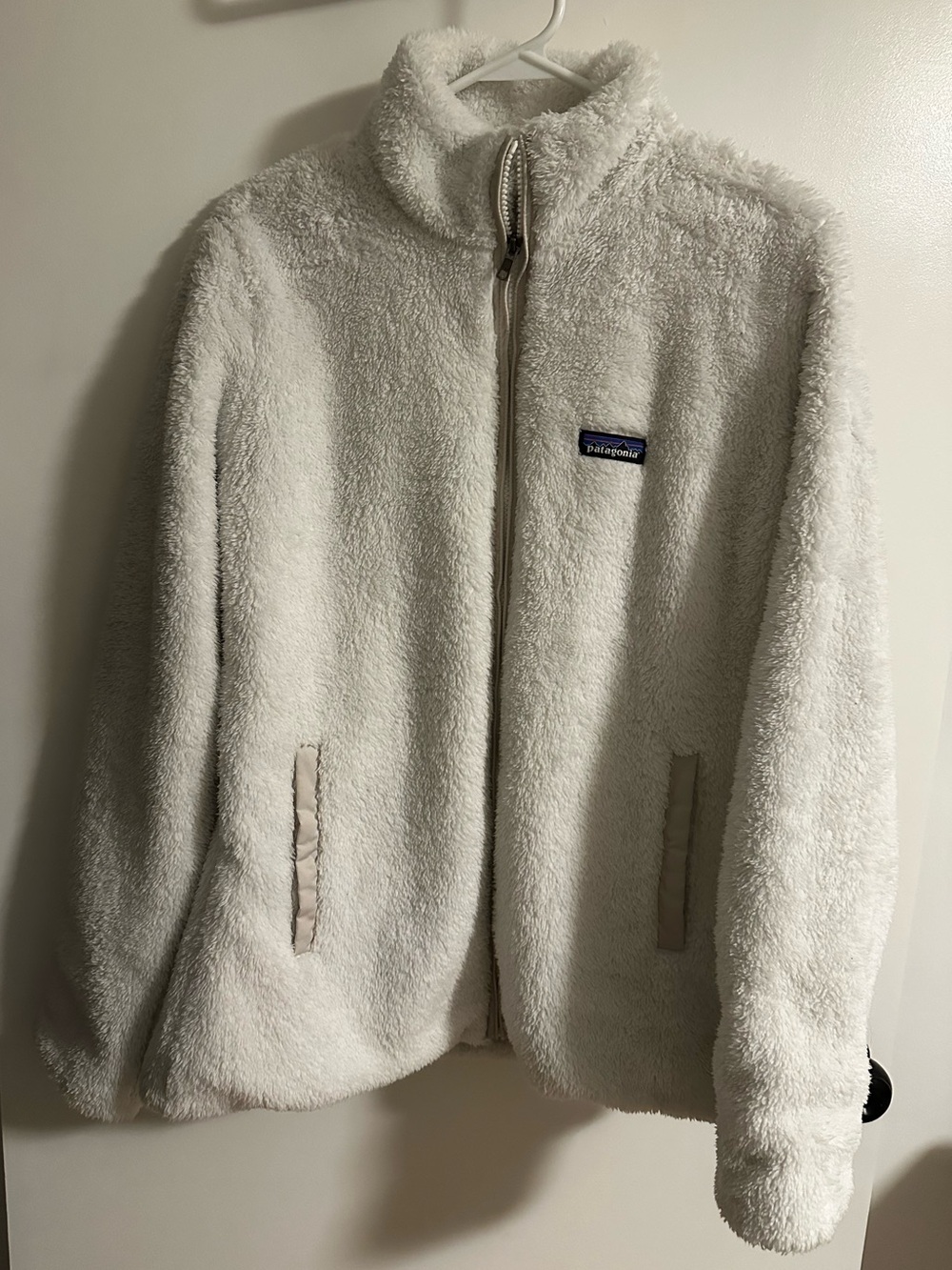 Patagonia Cream White Fleece Jacket